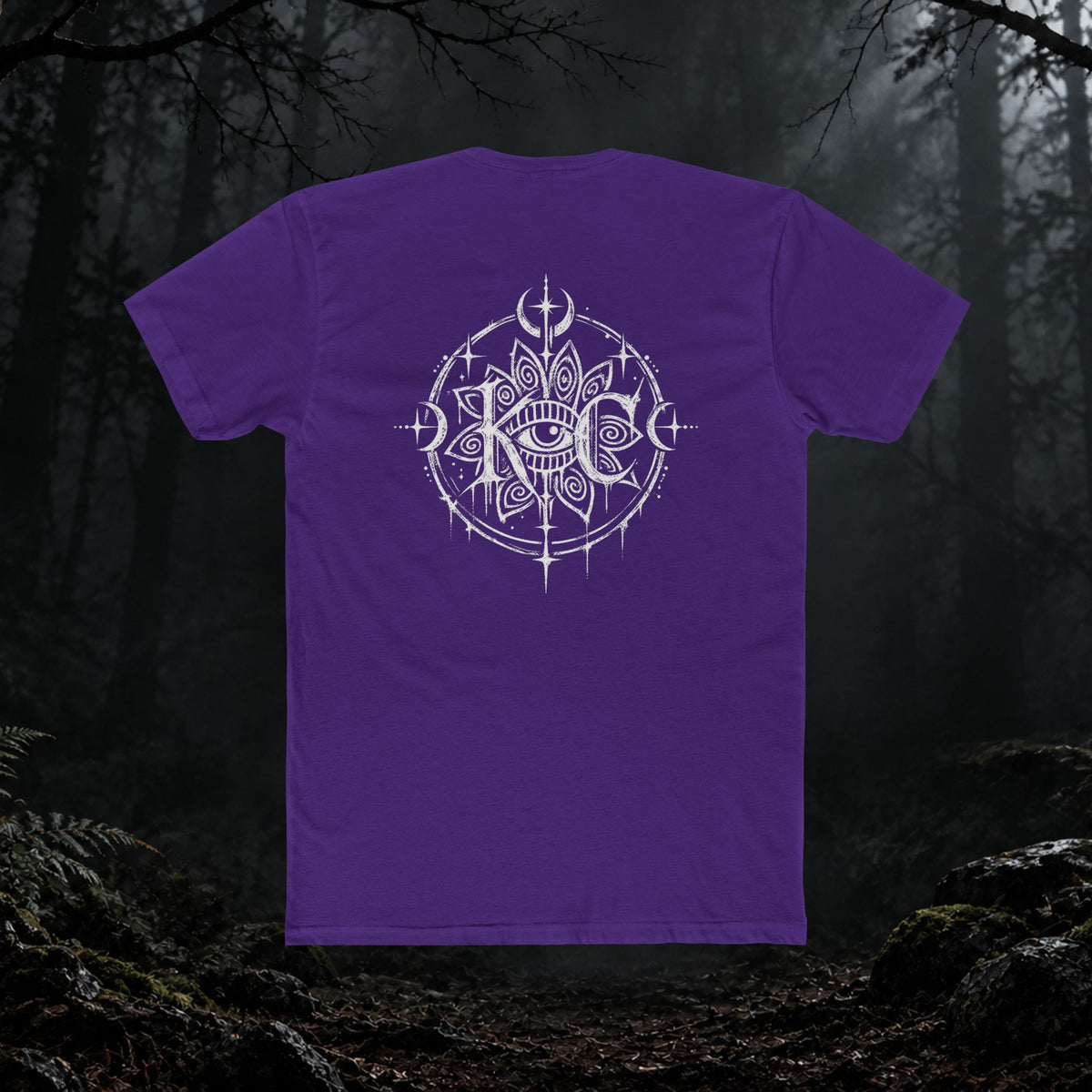 Occult Mandala T-Shirt — Third Eye Gothic Graphic Tee