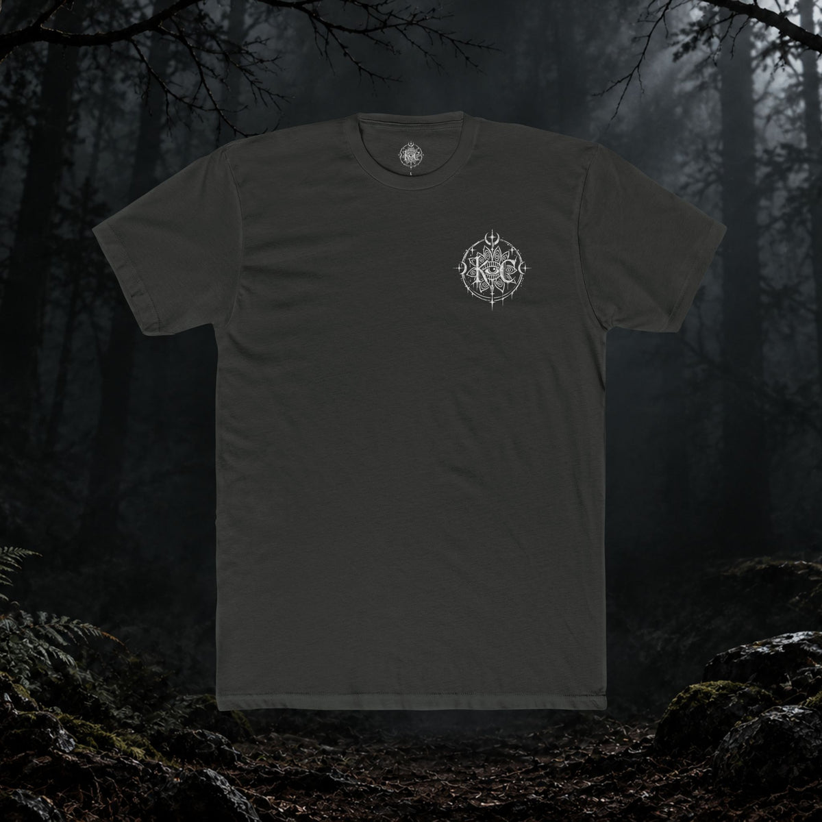 Occult Mandala T-Shirt — Third Eye Gothic Graphic Tee