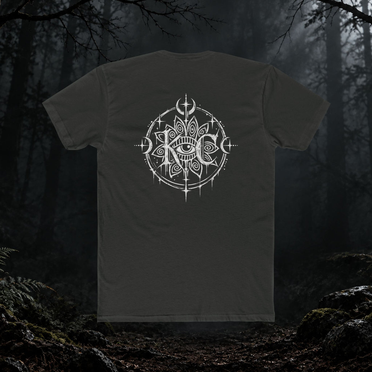 Occult Mandala T-Shirt — Third Eye Gothic Graphic Tee