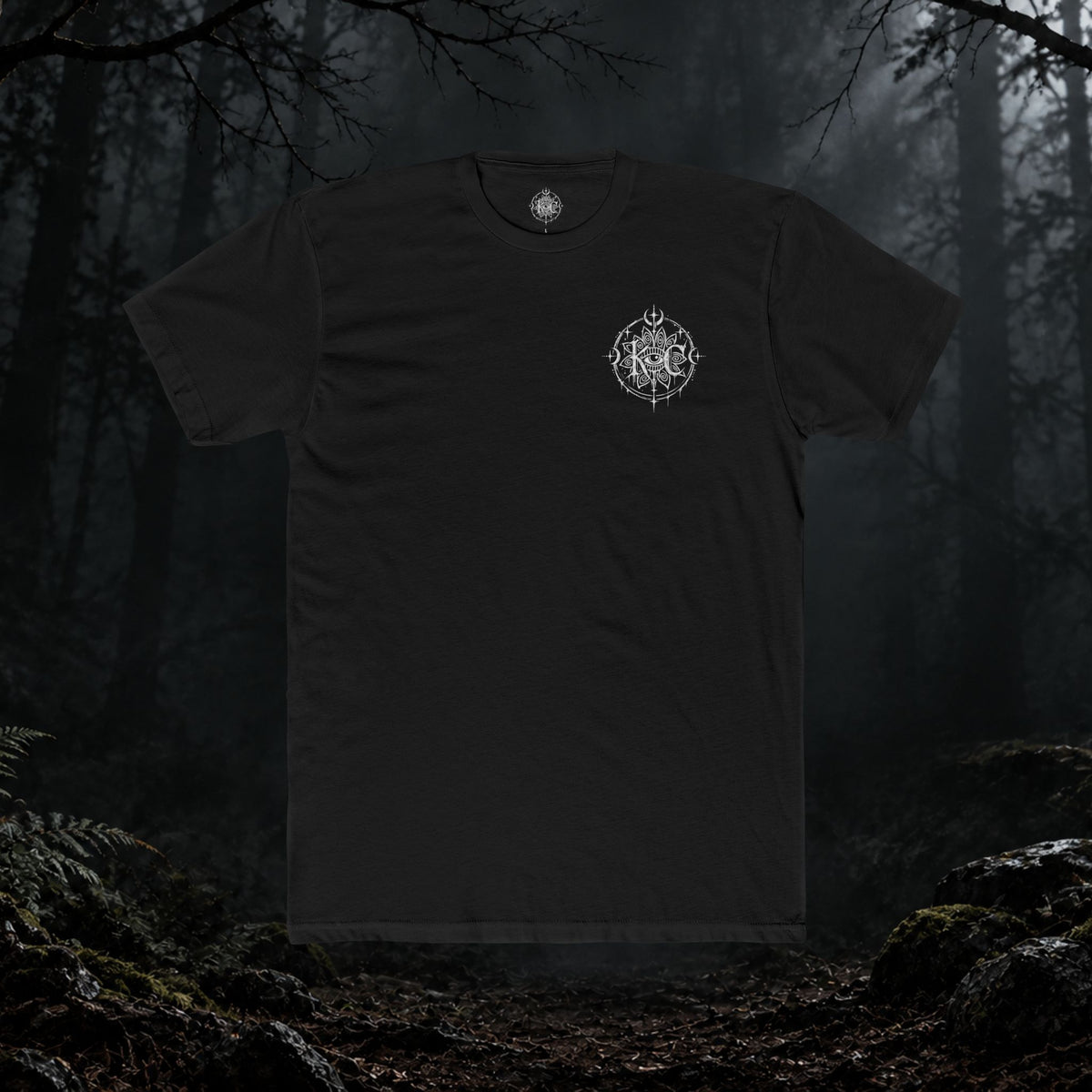 Occult Mandala T-Shirt — Third Eye Gothic Graphic Tee