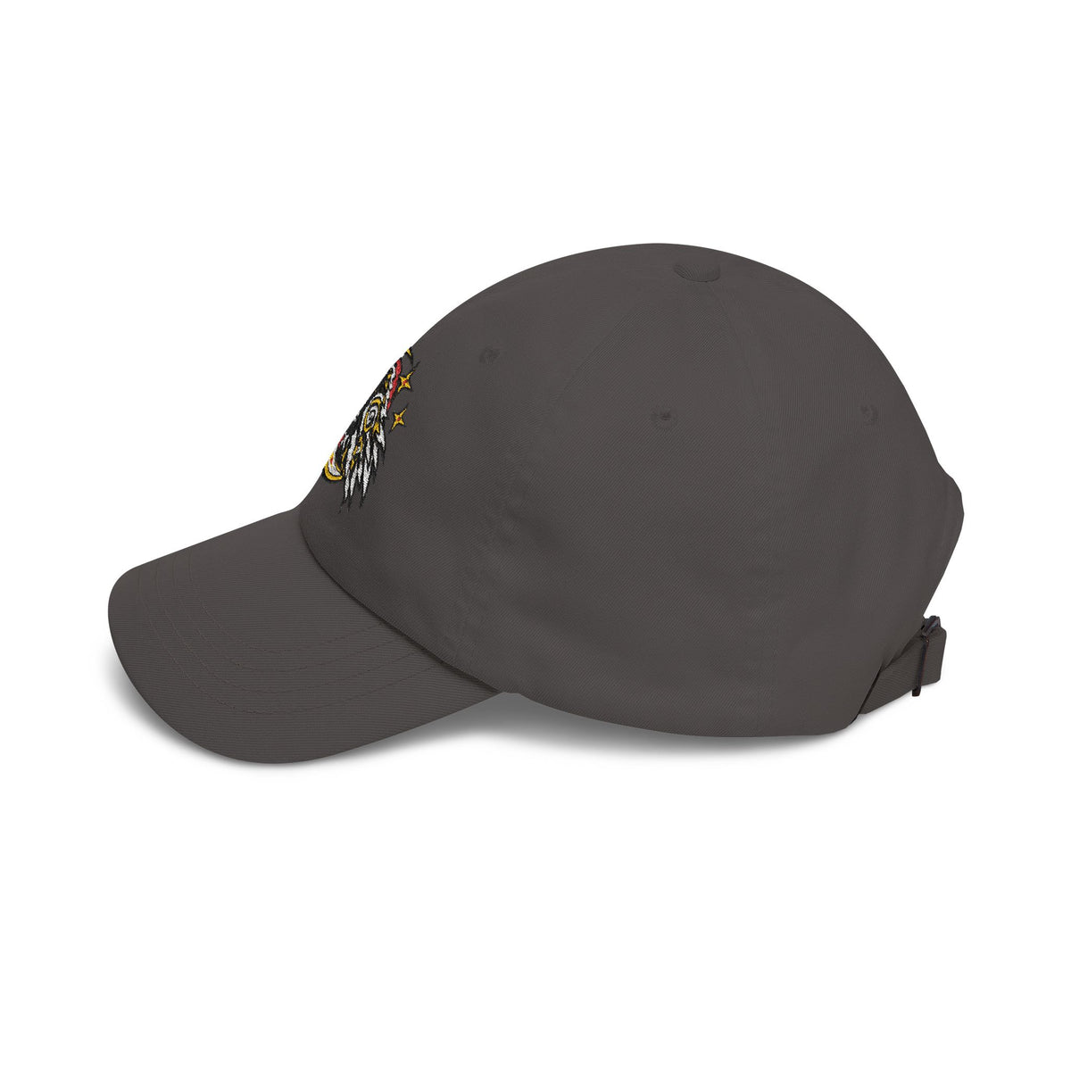 Karma Crow Raven & Crescent Embroidered Dad Cap – Gothic Celestial Hat