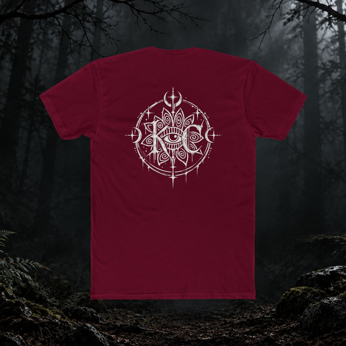 Occult Mandala T-Shirt — Third Eye Gothic Graphic Tee