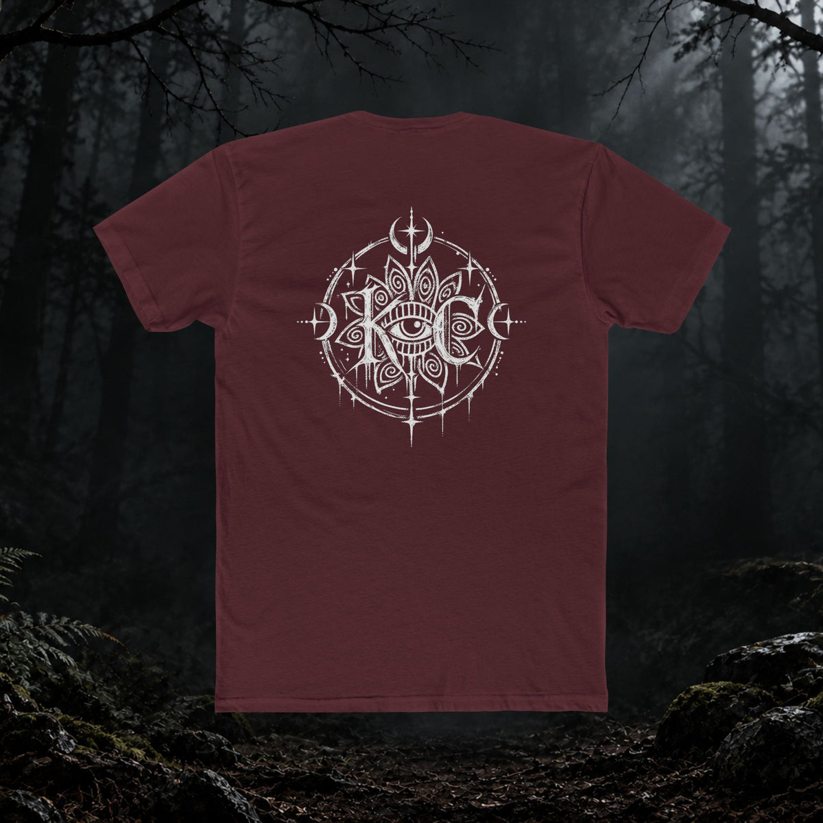 Occult Mandala T-Shirt — Third Eye Gothic Graphic Tee
