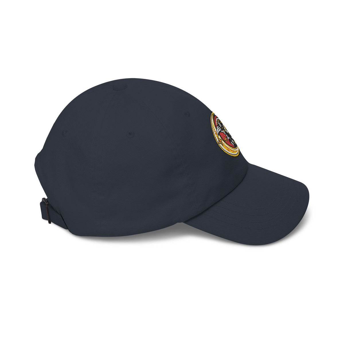 Karma Crow Raven & Crescent Embroidered Dad Cap – Gothic Celestial Hat