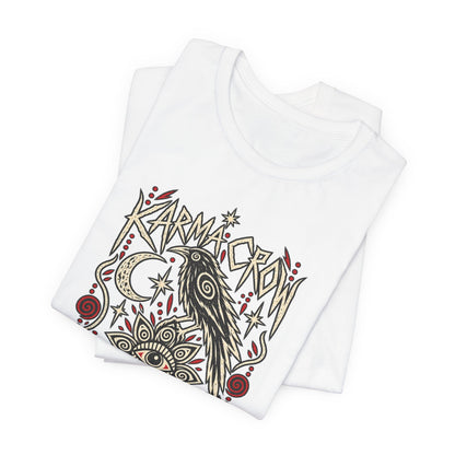 Karmic Crow T-Shirt — Mystic Raven & Third Eye Graphic Tee