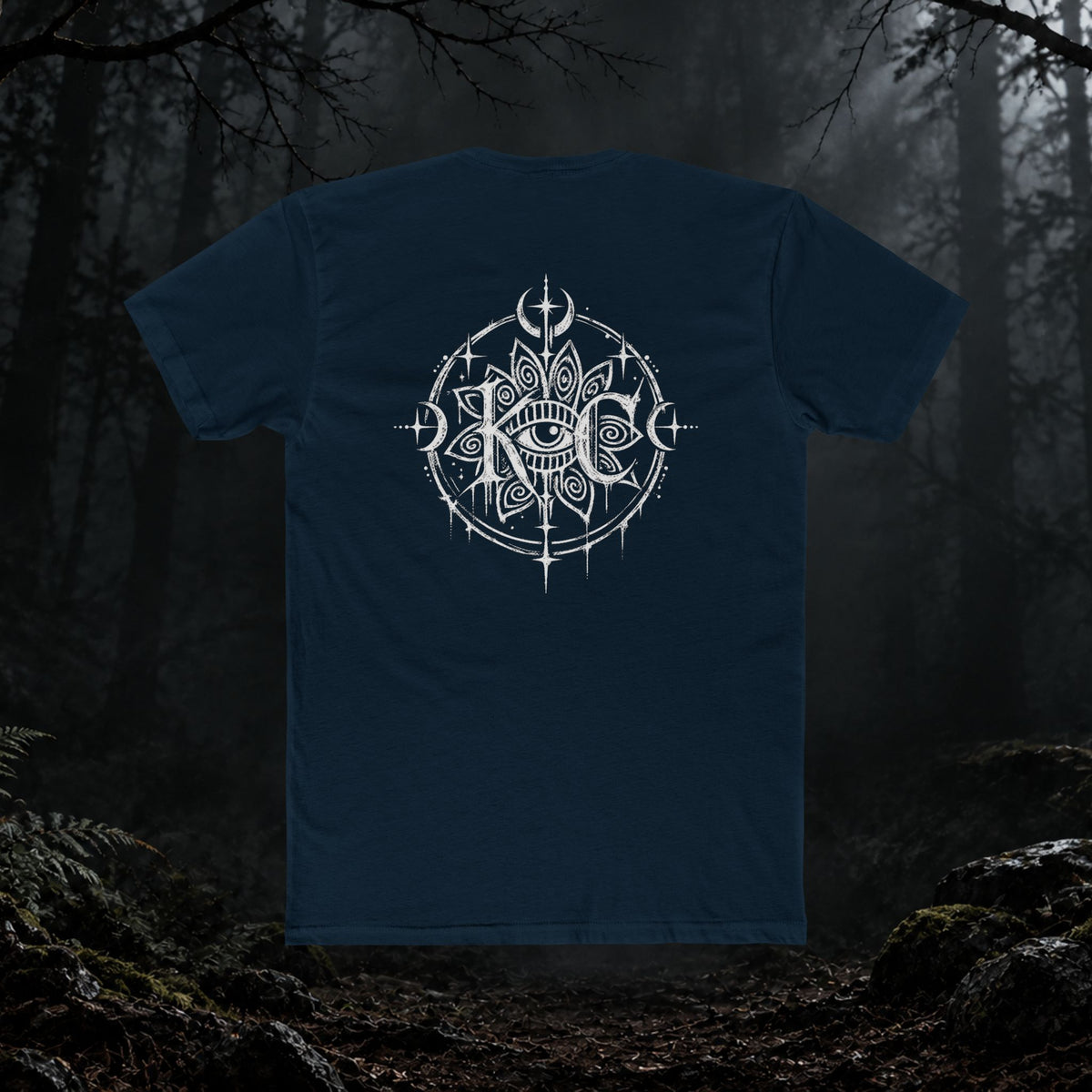 Occult Mandala T-Shirt — Third Eye Gothic Graphic Tee