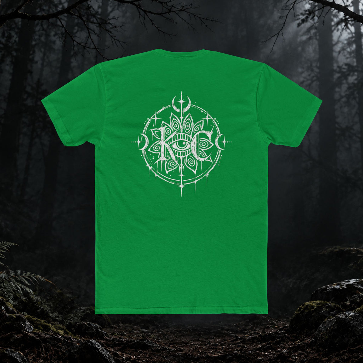 Occult Mandala T-Shirt — Third Eye Gothic Graphic Tee
