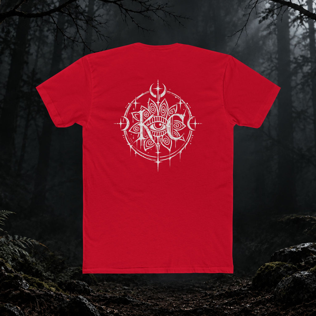 Occult Mandala T-Shirt — Third Eye Gothic Graphic Tee