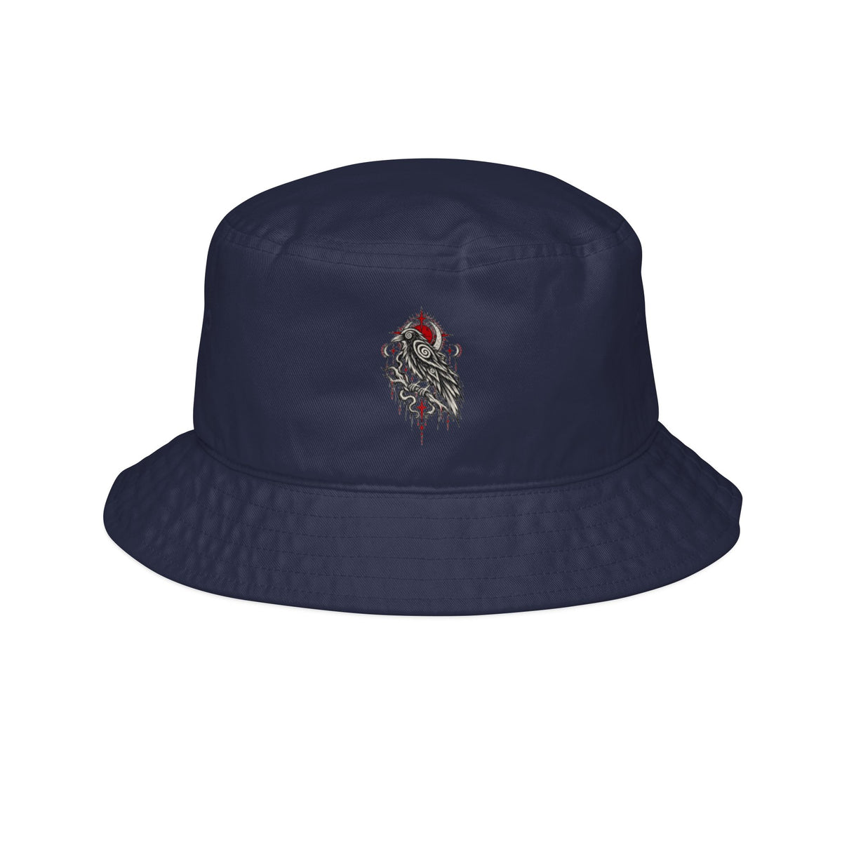 Karma Crow Raven Bucket Hat — Gothic Crow DTF Hat